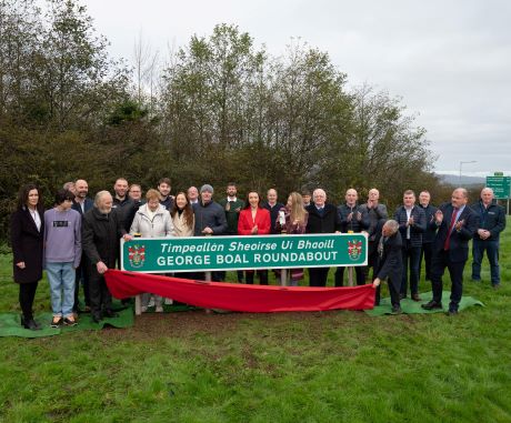 Unveiling of “George Boal Roundabout”, Letterkenny image