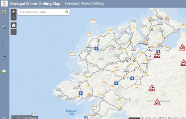 Road Map Of Donegal Donegal County Council