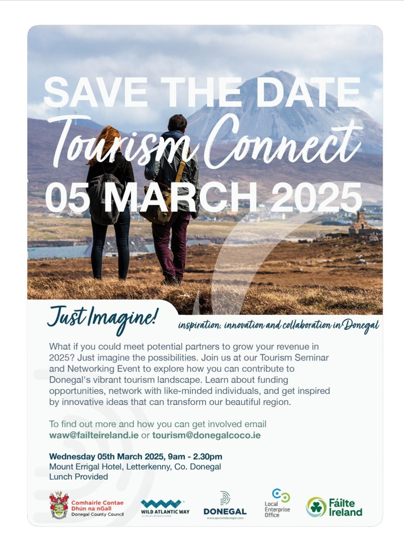 Unlock the Potential of Donegal: Join the Inaugural Tourism Connect Event!