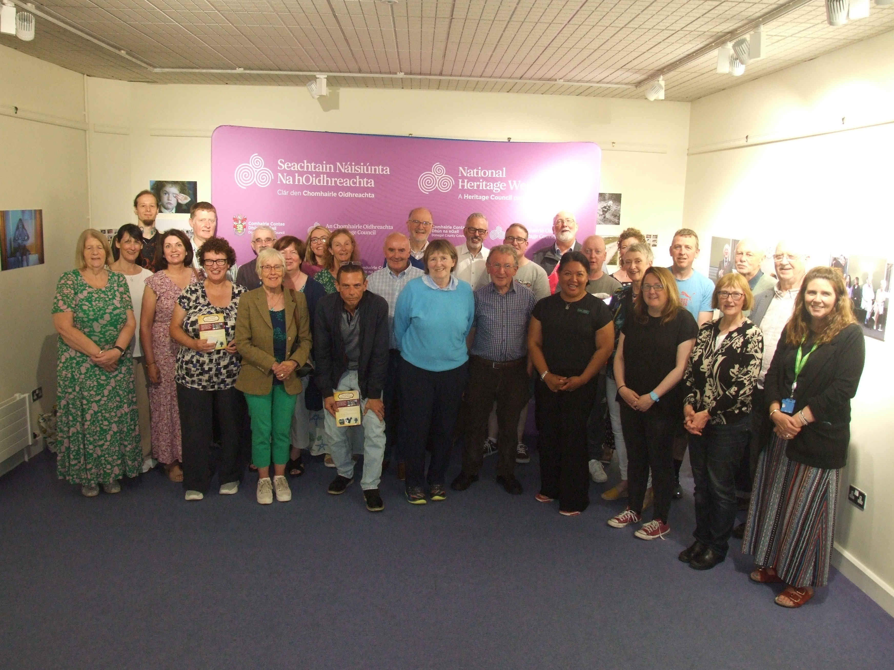 Some of the 70 Heritage Week event organisers from across the county pictured at the lunchtime event for event organisers held in the County Museum, Letterkenny recently.  There are 120 events taking place for Heritage Week in County Donegal and most of them are free.